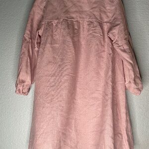 All The Beautiful Linen Girl’s Long Sleeve Linen Dress